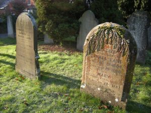 Graves in Earlham Cemetery