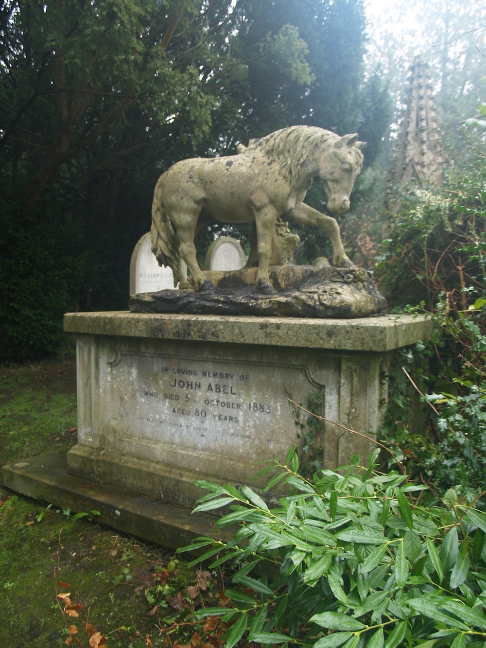 John Abel's grave